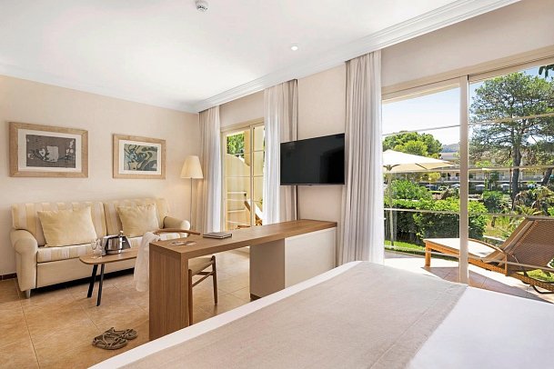 VIVA Cala Mesquida Suites & Spa Adults Only 16+ - Wohnbeispiel Juniorsuite mit privatem Garten (Zimmercodierung JB2)