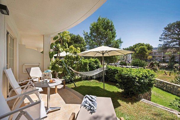 VIVA Cala Mesquida Suites & Spa Adults Only 16+ - Wohnbeispiel Juniorsuite mit privatem Garten (Zimmercodierung JB2)