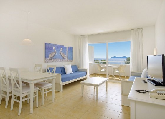 Iberostar Waves Ciudad Blanca - Wohnbeispiel Apt. 1 Schlafzimmer Superior seitl. Meerblick (Zimmercodierungen A3N & A4N)