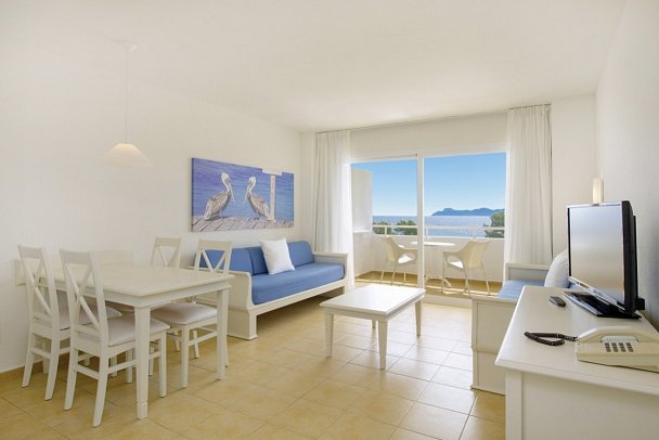 Iberostar Waves Ciudad Blanca - Wohnbeispiel Apt. 1 Schlafzimmer Superior seitl. Meerblick (Zimmercodierungen A3N & A4N)