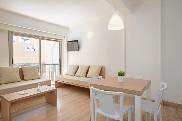 whala!beach - Wohnbeispiel Appartement 1 Schlafzimmer (Zimmercodierungen AB1 & AB2)