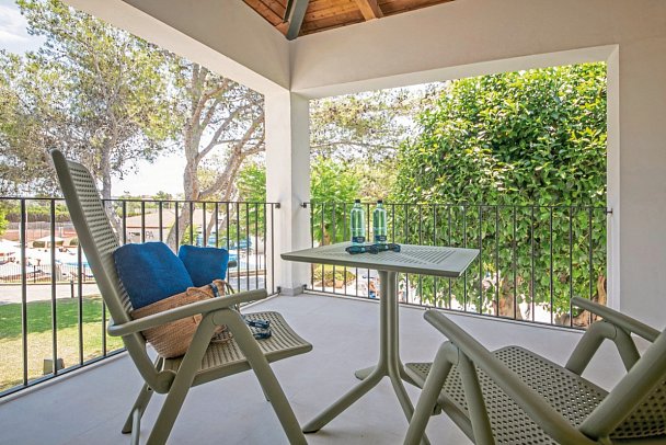 Blau Colonia Sant Jordi - Beispiel Balkon (Zimmercodierungen WN1 & WN2)