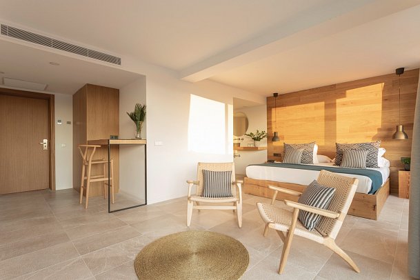 Las Gaviotas Suites - Wohnbeispiel Juniorsuite Premium (Zimmercodierungen JP1, JM1, JMP & JMD)