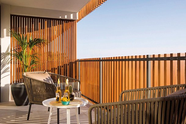 Las Gaviotas Suites - Beispiel Balkon (Zimmercodierungen JP1, JM1, JMP & JMD)