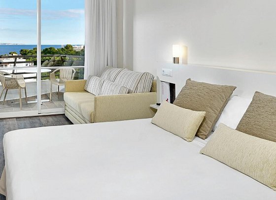 Sol Barbados - Wohnbeispiel Doppelzimmer Sol frontaler Meerblick (Zimmercodierungen D1M & D2M)