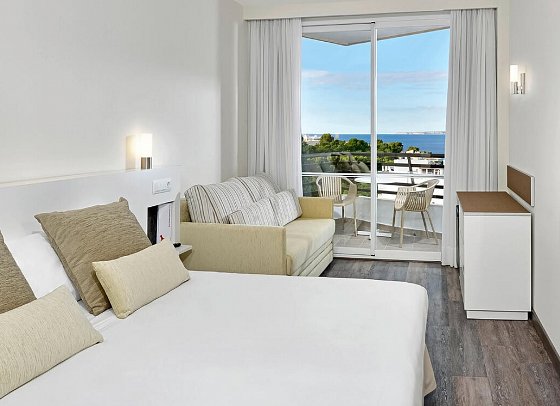 Sol Barbados - Wohnbeispiel Doppelzimmer Sol frontaler Meerblick (Zimmercodierungen D1M & D2M)