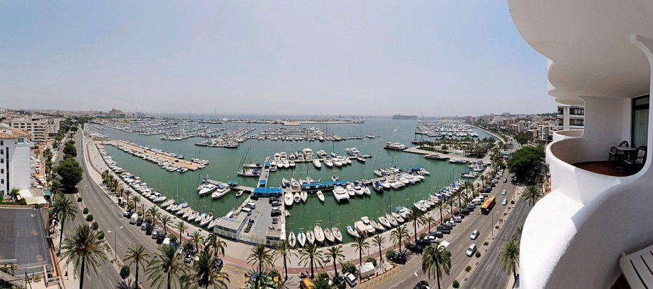 Palma Bellver Affiliated by Meliá - Wohnbeispiel Doppelzimmer Premium Meerblick (Zimmercodierung DMM)