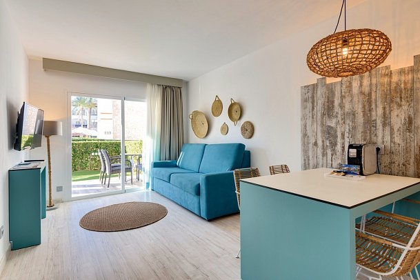Alcudia Garden - Wohnbeispiel Appartement 1 Schlafzimmer Premium (Zimmercodierungen AM1, AM2, A3P & A4P)