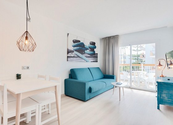 Garden Alcudia - Wohnbeispiel Appartement 1 Schlafzimmer (Zimmercodierungen AP1, AP2, AB1 & AB2)