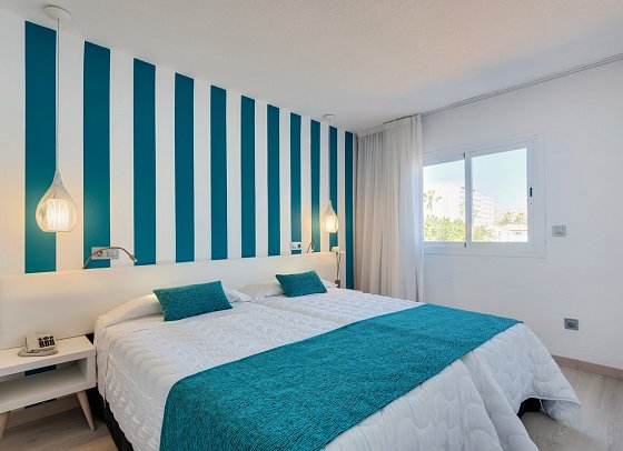 Garden Alcudia - Wohnbeispiel Appartement 1 Schlafzimmer Poolblick (Zimmercodierungen A1P & A2P)