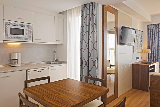 Hipotels Cala Millor Park - Wohnbeispiel Appartement 1 Schlafzimmer (Zimmercodierung AB1)