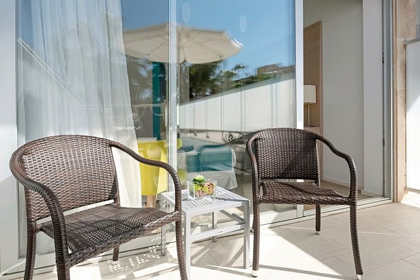 JS Palma Stay - Beispiel Balkon Doppelzimmer (Zimmercodierung DB1)