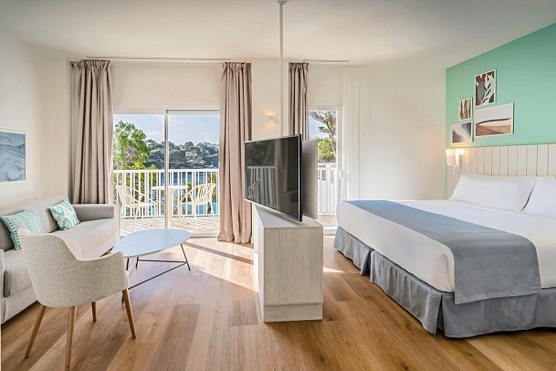 Barceló Ponent Beach - Wohnbeispiel Doppelzimmer Superior frontaler Meerblick (Zimmercodierung DSM)