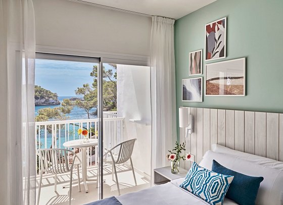 Barceló Ponent Beach - Wohnbeispiel Doppelzimmer Superior seitl. Meerblick (Zimmercodierung DSN)