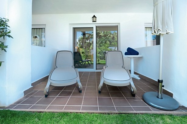 Calimera Fido Gardens - Beispiel Balkon (Zimmercodierung DS1)