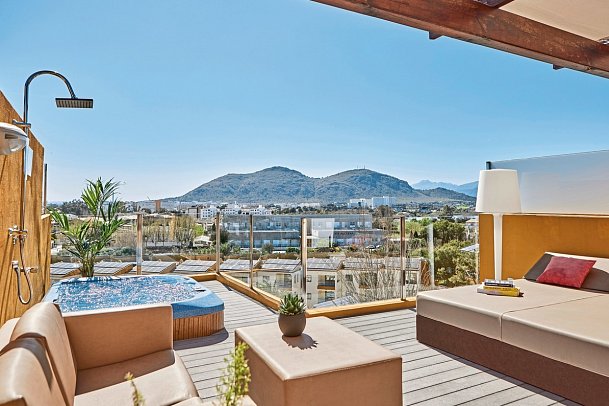 Zafiro Tropic - Wohnbeispiel Suite 1 Schlafzimmer Penthouse (Zimmercodierungen AT1 & AT2)