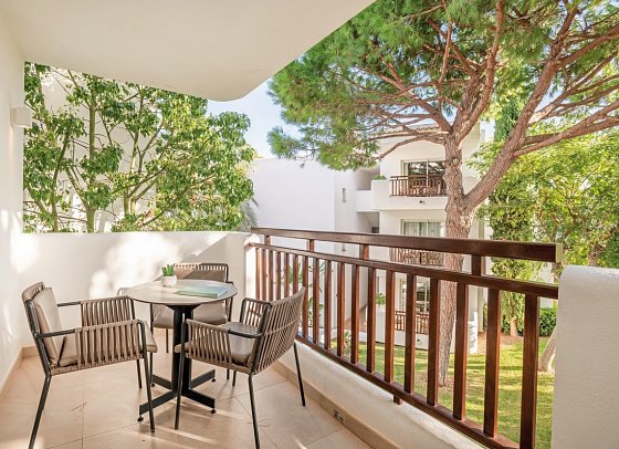 Inturotel Esmeralda Park - Beispiel Balkon (Zimmercodierungen AP2, AM1 & ABP)