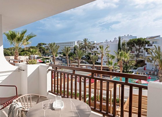 Inturotel Esmeralda Park - Beispiel Balkon (Zimmercodierung WBP)