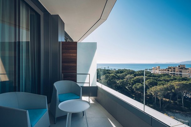 Iberostar Selection Llaut Palma - Wohnbeispiel Doppelzimmer seitl. Meerblick (Zimmercodierungen D1N & D2N)