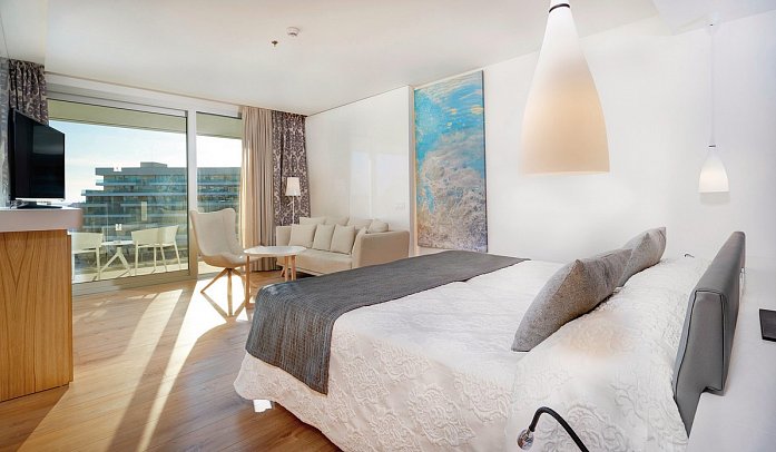 Hipotels Playa de Palma Palace - Wohnbeispiel Juniorsuite Meerblick (Zimmercodierung JBM)