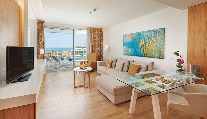Hipotels Playa de Palma Palace - Wohnbeispiel Juniorsuite Meerblick (Zimmercodierung JBM)