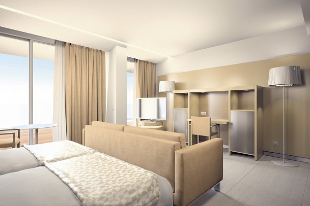 Hipotels Gran Playa de Palma - Wohnbeispiel Juniorsuite (Zimmercodierung JB1)
