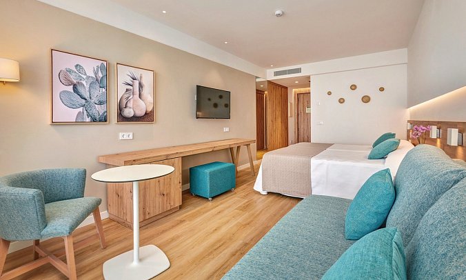 Hipotels Mediterráneo Club - Wohnbeispiel Juniorsuite (Zimmercodierung JB1)