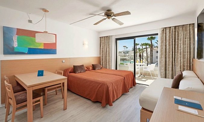 Hipotels Mediterráneo Club - Wohnbeispiel Studio (Zimmercodierung SB1)