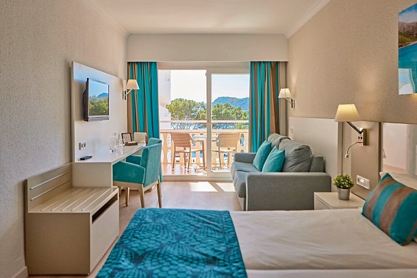 Universal Hotel Lido Park & Spa - Wohnbeispiel Doppelzimmer Komfort seitl. Meerblick (Zimmercodierung DFN)