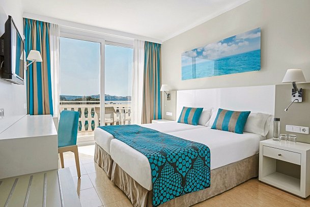 Universal Hotel Lido Park & Spa - Wohnbeispiel Doppelzimmer seitl. Meerblick (Zimmercodierungen D1N, D2N & DC1)