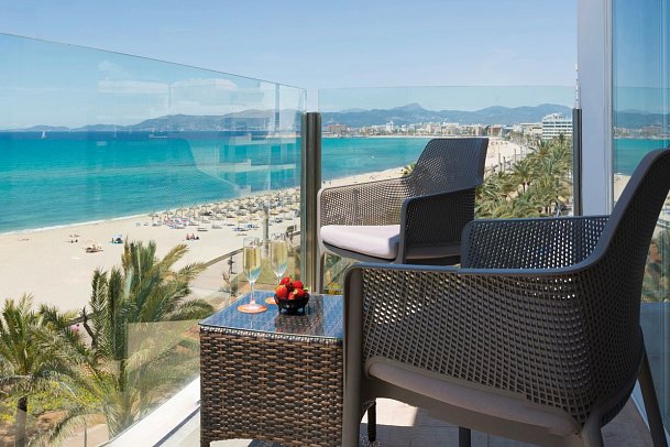 HSM Golden Playa - Wohnbeispiel Doppelzimmer seitl. oder direkter Meerblick (Zimmercodierung DBM)