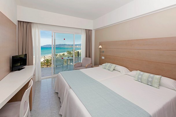 HSM Golden Playa - Wohnbeispiel Doppelzimmer seitl. oder direkter Meerblick (Zimmercodierung DBM)