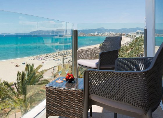 HSM Golden Playa - Wohnbeispiel Doppelzimmer seitl. oder direkter Meerblick (Zimmercodierung DBM)