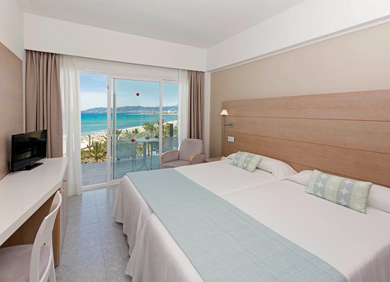 HSM Golden Playa - Wohnbeispiel Doppelzimmer seitl. oder direkter Meerblick (Zimmercodierung DBM)
