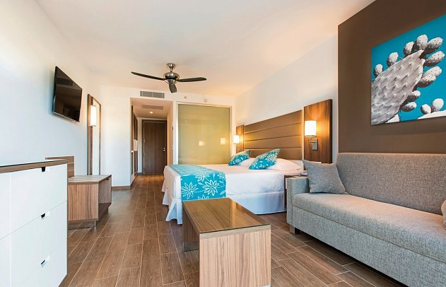 Riu Bravo - Wohnbeispiel Doppelzimmer (32qm. mit Sofa) (Zimmercodierung DB2)