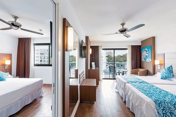 Riu Bravo - Wohnbeispiel Familienzimmer (Zimmercodierung FB1)