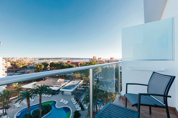 Riu Bravo - Beispiel Balkon Doppelzimmer (Zimmercodierung DB1)