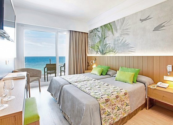 Universal Hotel Castell Royal - Wohnbeispiel Doppelzimmer Meerblick (Zimmercodierungen D1M, D2M, DBD & JBM)