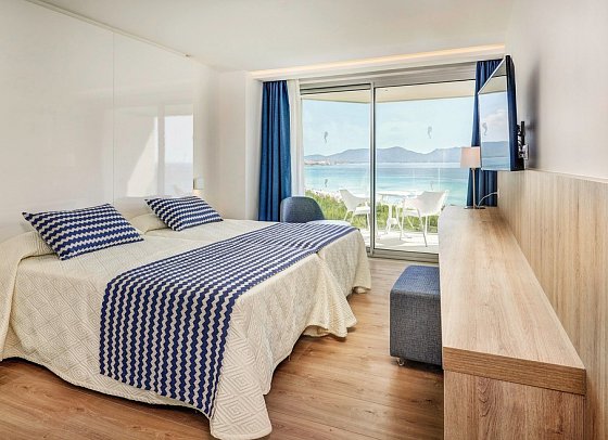 Hipotels Bahía Cala Millor - Wohnbeispiel Doppelzimmer Meerblick (Zimmercodierung D1M)