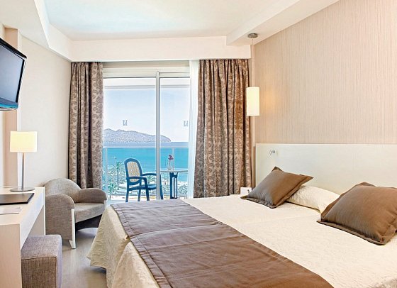 Hipotels Hipocampo - Wohnbeispiel Doppelzimmer (Zimmercodierungen DBN & DBM)
