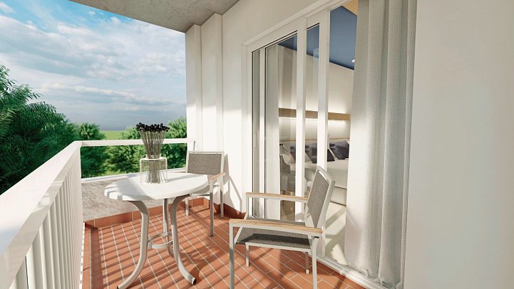 Pabisa Sofía - Wohnbeispiel Doppelzimmer (Zimmercodierung DB1)