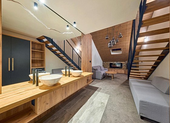 Wellness Hotel Svornost - Wohnbeispiel Maisonette Superior Appartement (Zimmercodierung MS1)