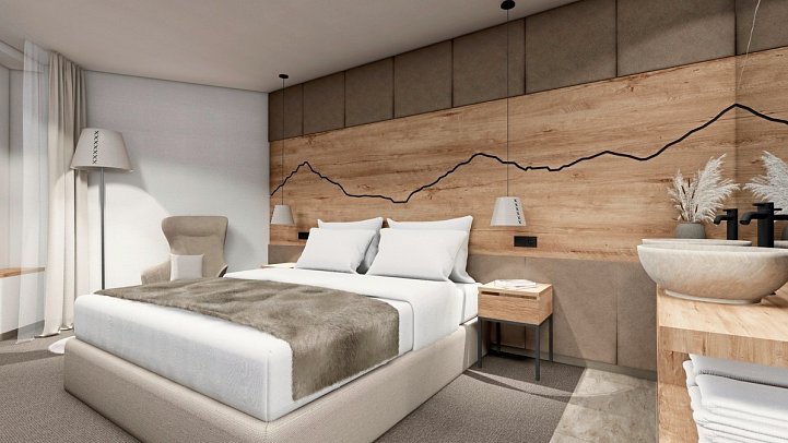 Wellness Hotel Svornost - Wohnbeispiel Doppelzimmer Superior (Zimmercodierung DS1)