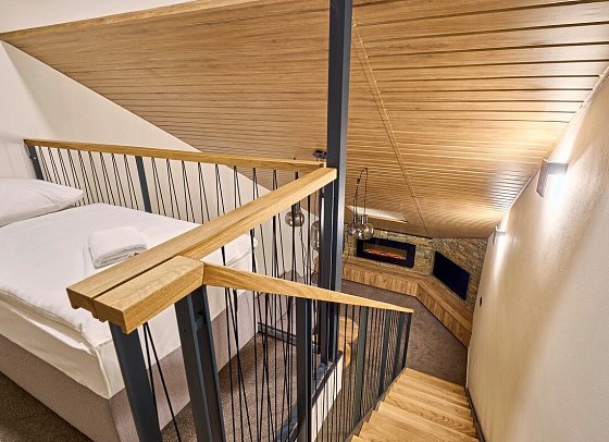 Wellness Hotel Svornost - Wohnbeispiel Maisonette Superior Appartement (Zimmercodierung MS1)