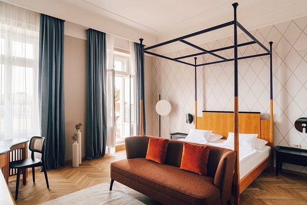 Falkensteiner Spa Resort Mariánské Lázne - Wohnbeispiel Doppelzimmer Deluxe (Zimmercodierungen DD4 & DD3)