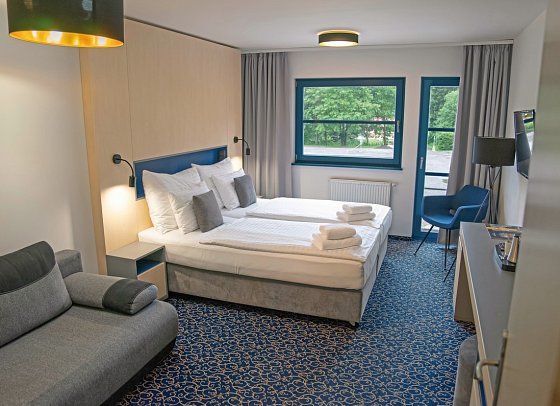 Resort Spindl Hotel & Aquapark - Wohnbeispiel Doppelzimmer Superior (Zimmercodierungen DS1 & DS2)