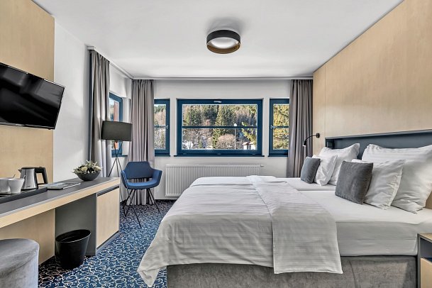 Resort Spindl Hotel & Aquapark - Wohnbeispiel Doppelzimmer Superior (Zimmercodierungen DS3 & DS4)