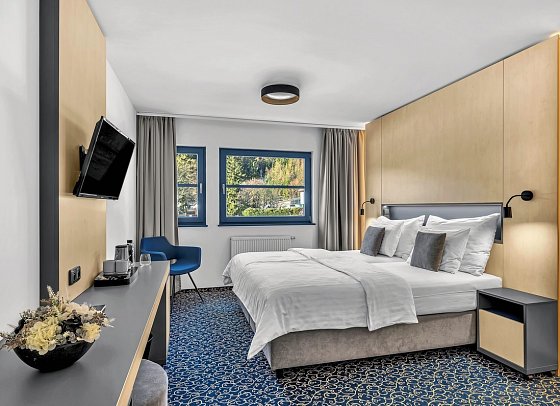 Resort Spindl Hotel & Aquapark - Wohnbeispiel Doppelzimmer Superior (Zimmercodierungen DS1 & DS2)