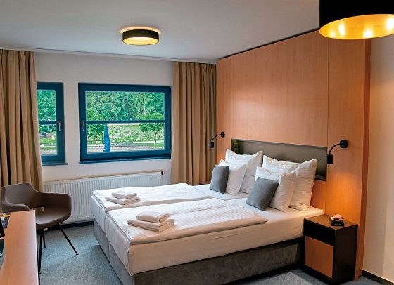 Resort Spindl Hotel & Aquapark - Wohnbeispiel Doppelzimmer Superior (Zimmercodierungen DS1 & DS2)