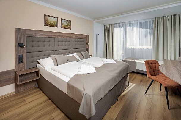 Wellness Hotel Astra - Wohnbeispel Doppelzimmer Comfort mit Balkon (Zimmercodierung DF1)